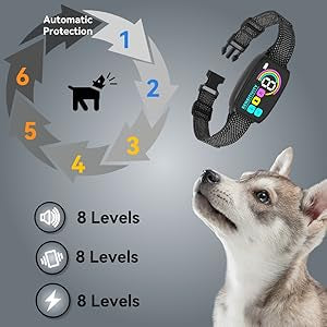 Collier d'entraînement Anti-Aboiement - Lugoshop - Étanche - Intelligent - Réglable