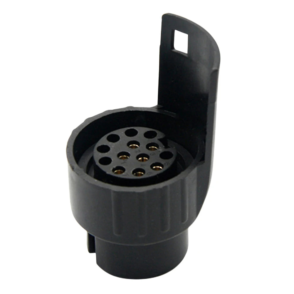 Adaptateur remorque 7 broches vers 13 broches – 12/24V – Voiture, camping-car, bateau.