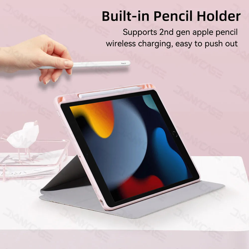 Coque iPad rotative 360° – Étui support pour iPad Air, Pro, Mini et iPad 7 à 10.