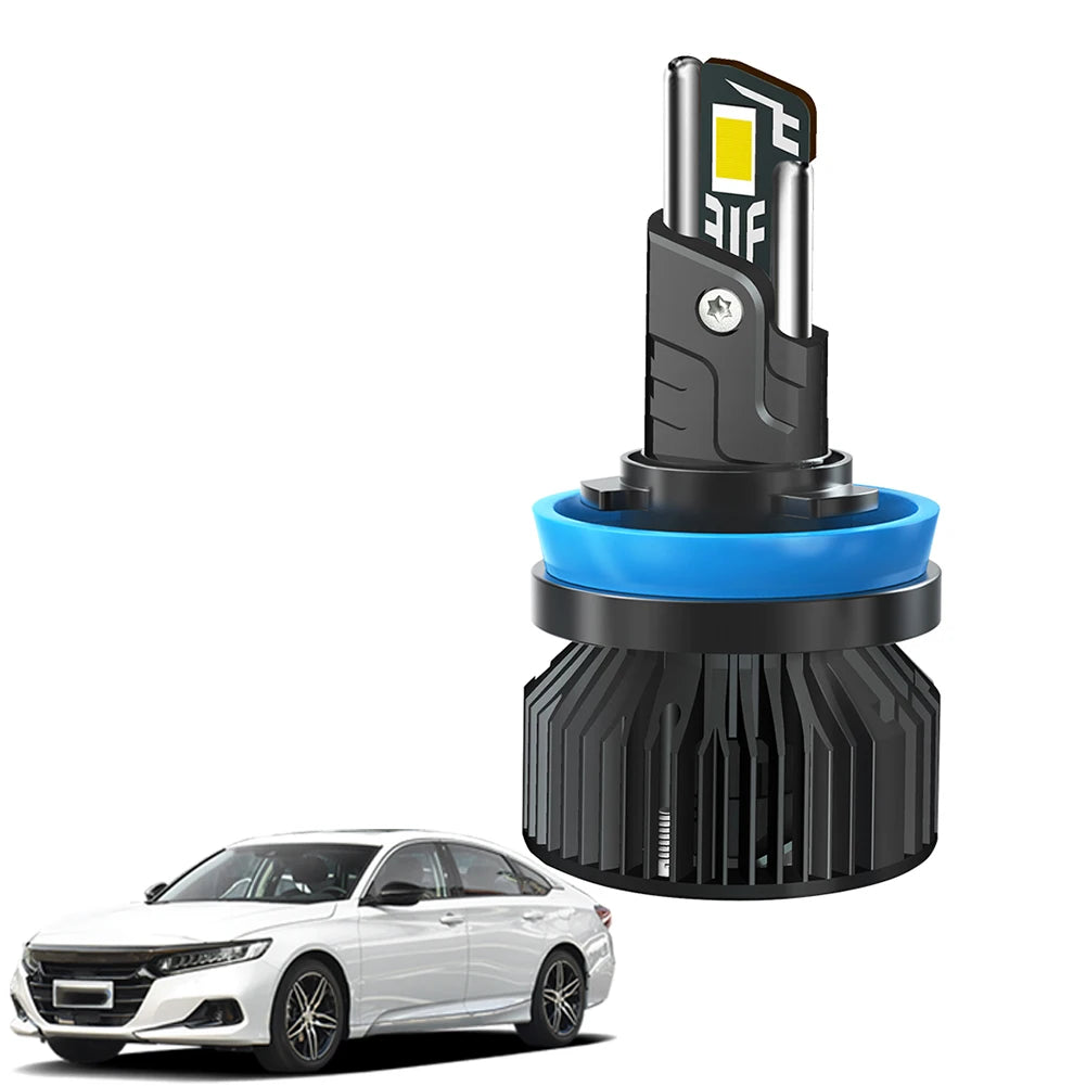 Lot 2 ampoules LED H11 pour voiture – Antibrouillard, étanches IP68, 200W.