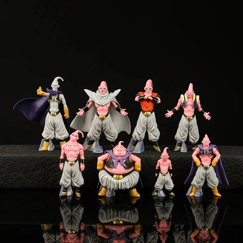 Lot de 8 figurines Dragon Ball Z Majin Buu – PVC – Collection.