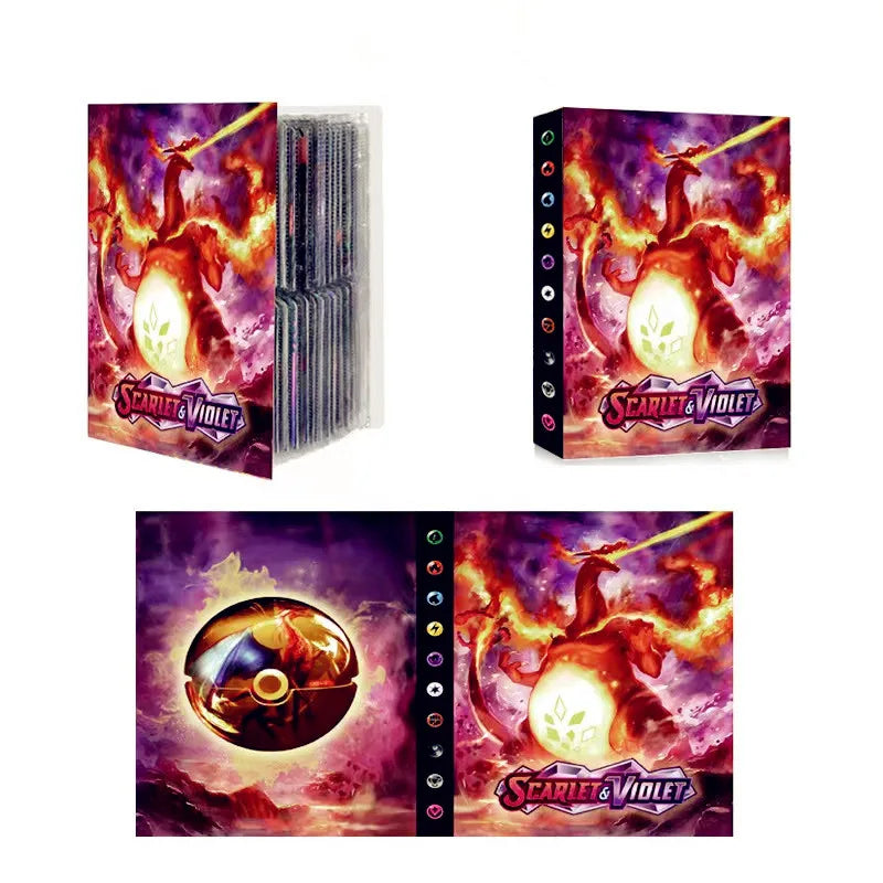 Album de cartes Pokémon Charizard – 240 cartes – Classeur de collection enfant.