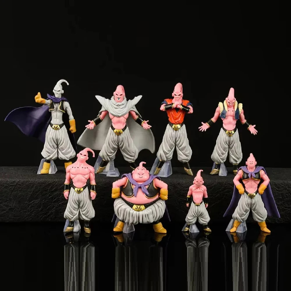 Lot de 8 figurines Dragon Ball Z Majin Buu – PVC – Collection.