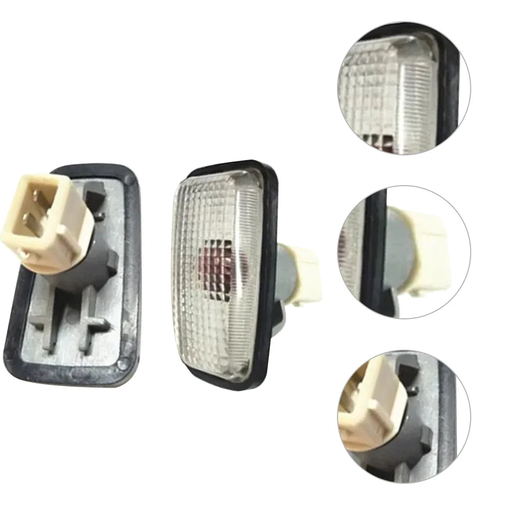 Lot 2 clignotants latéraux 12V 55W – Remplacement 632567 pour Peugeot 106/306/406/806, Citroën Evasion/Jumpy/Saxo.