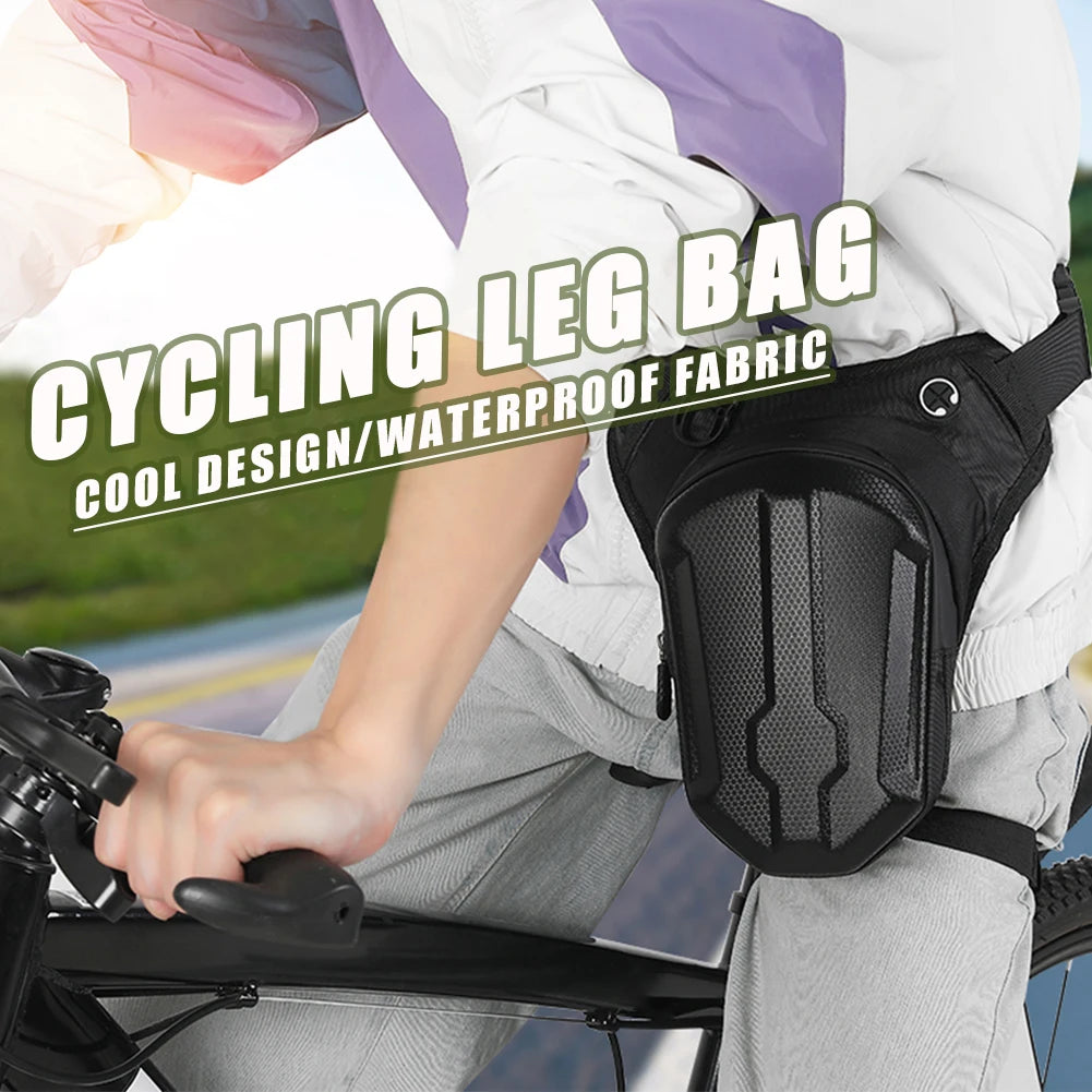 Sac de jambe moto rigide et étanche – Pochette téléphone multifonction.