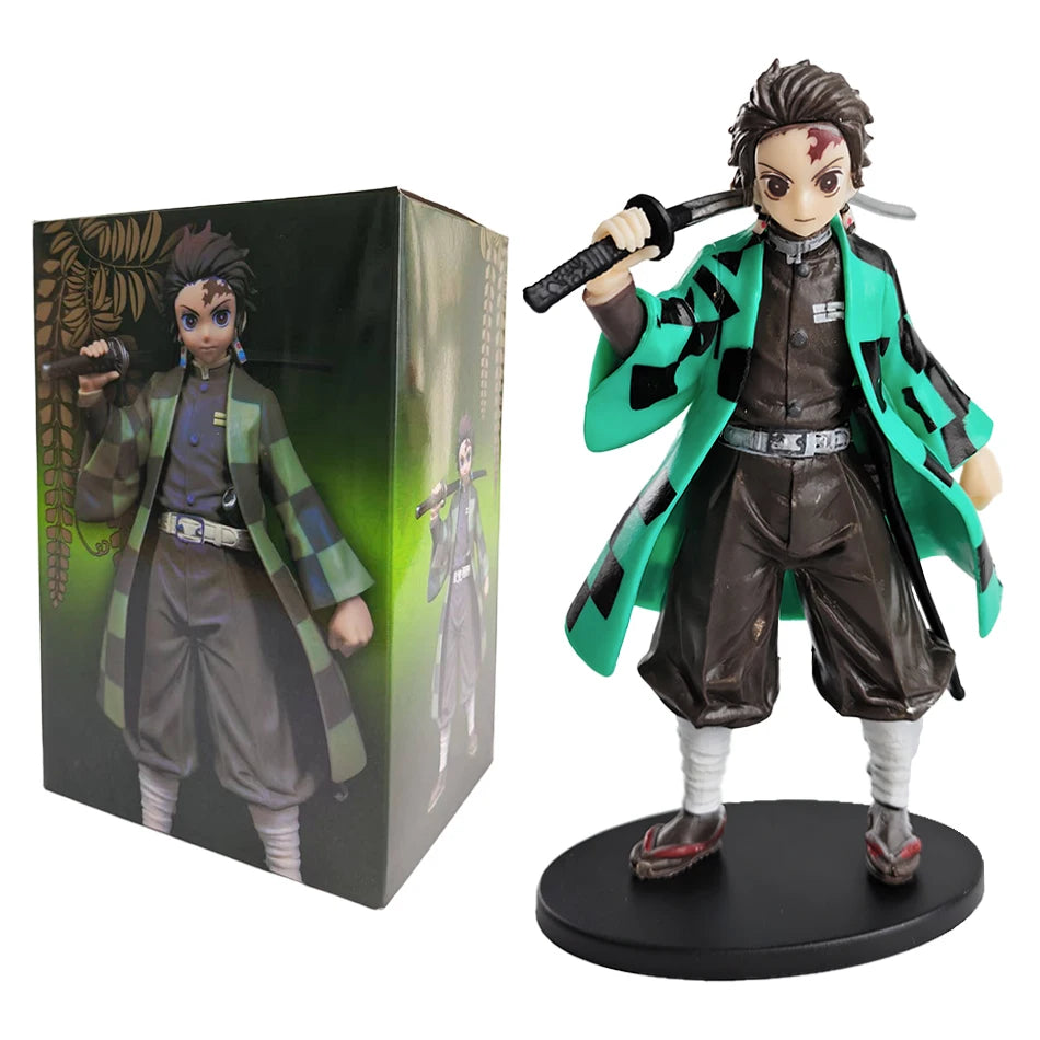 Figurine Demon Slayer – Tanjiro, Zenitsu ou Nezuko – Modèle PVC.