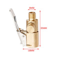 Adaptateur de valve pour gonfleur – Bec clip en laiton pour pneus.