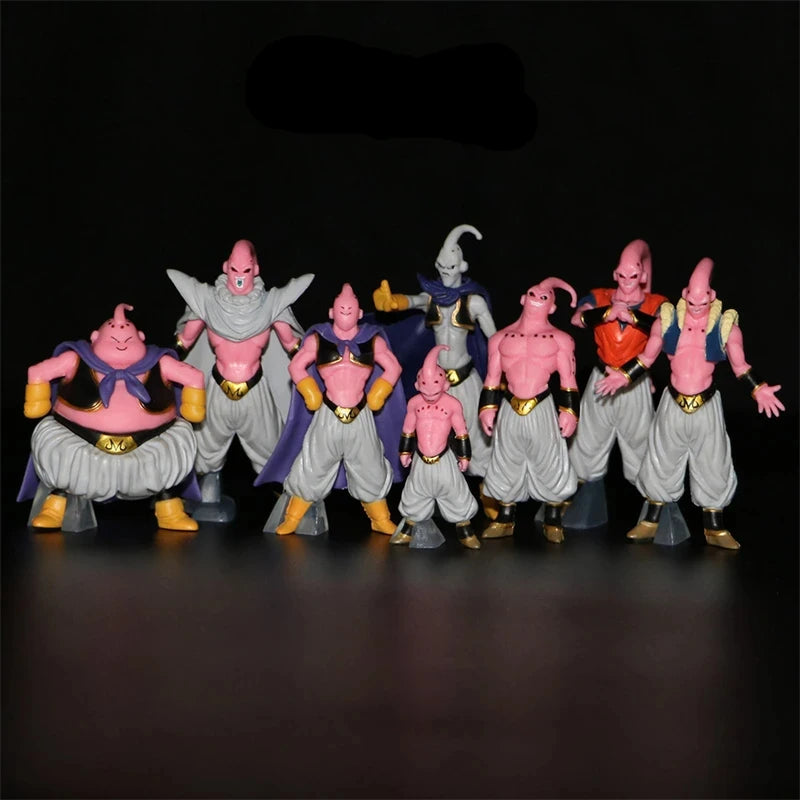 Lot de 8 figurines Dragon Ball Z Majin Buu – PVC – Collection.