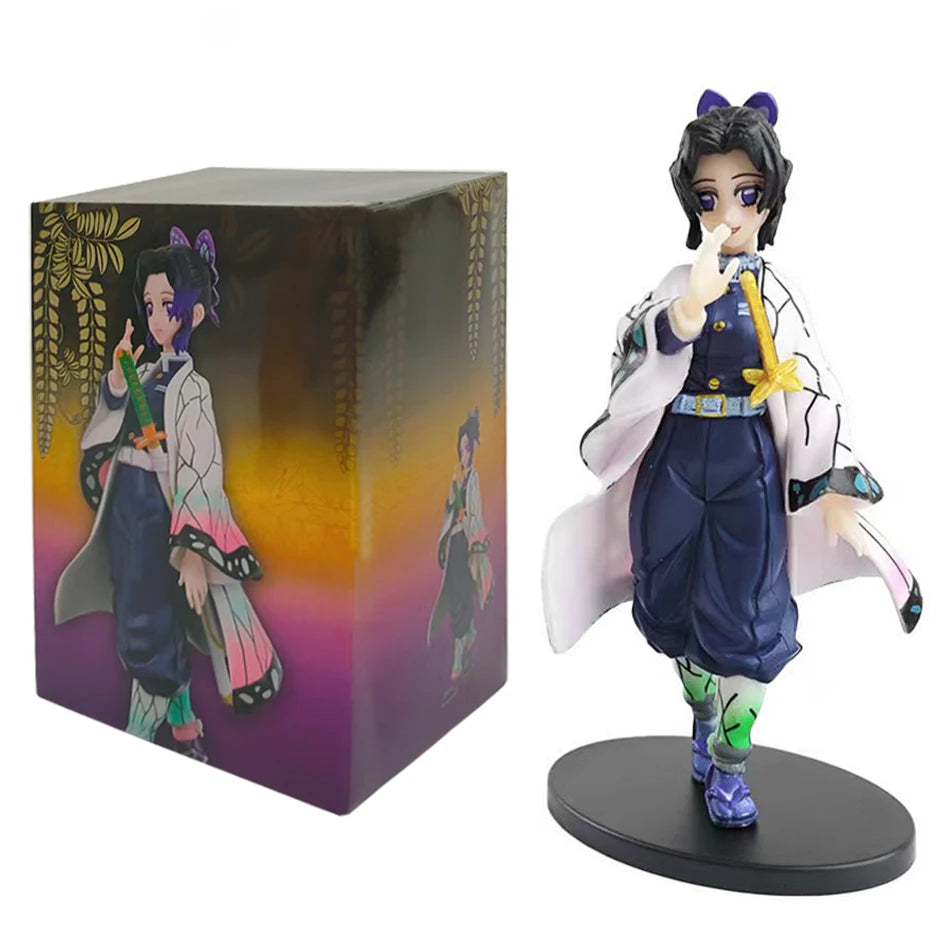 Figurine Demon Slayer – Tanjiro, Zenitsu ou Nezuko – Modèle PVC.