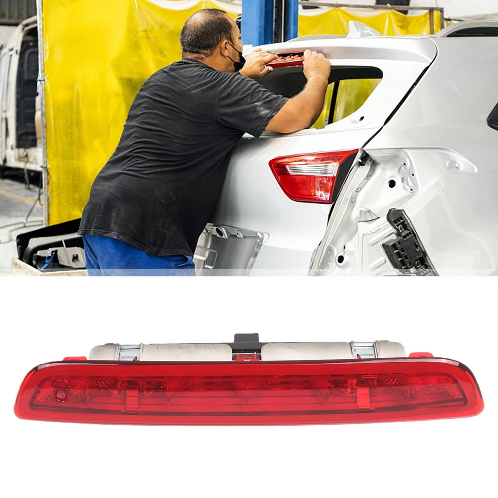 Troisième feu stop arrière pour Citroën C1, Peugeot 108 et Toyota Aygo (2013–2021).