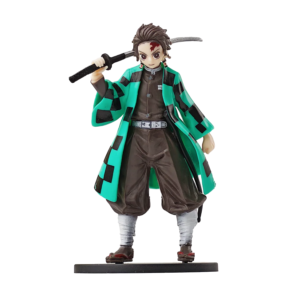Figurine Demon Slayer – Tanjiro, Zenitsu ou Nezuko – Modèle PVC.