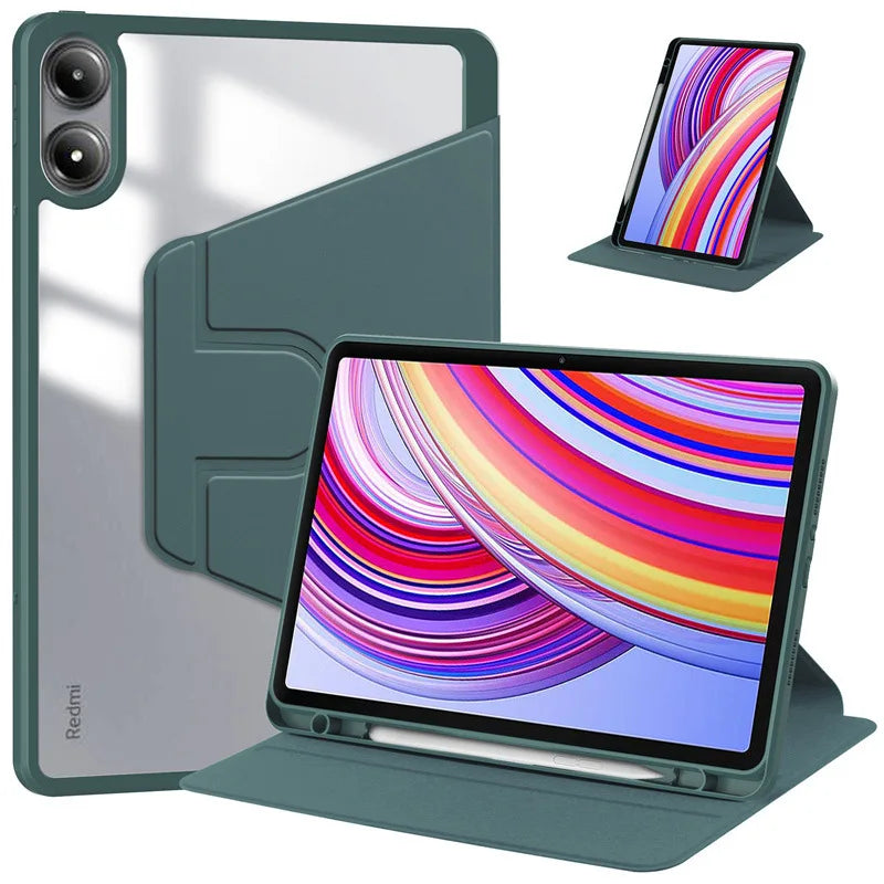 Coque rotative 360° pour Redmi Pad Pro 12,1" – Housse magnétique avec porte-stylet.
