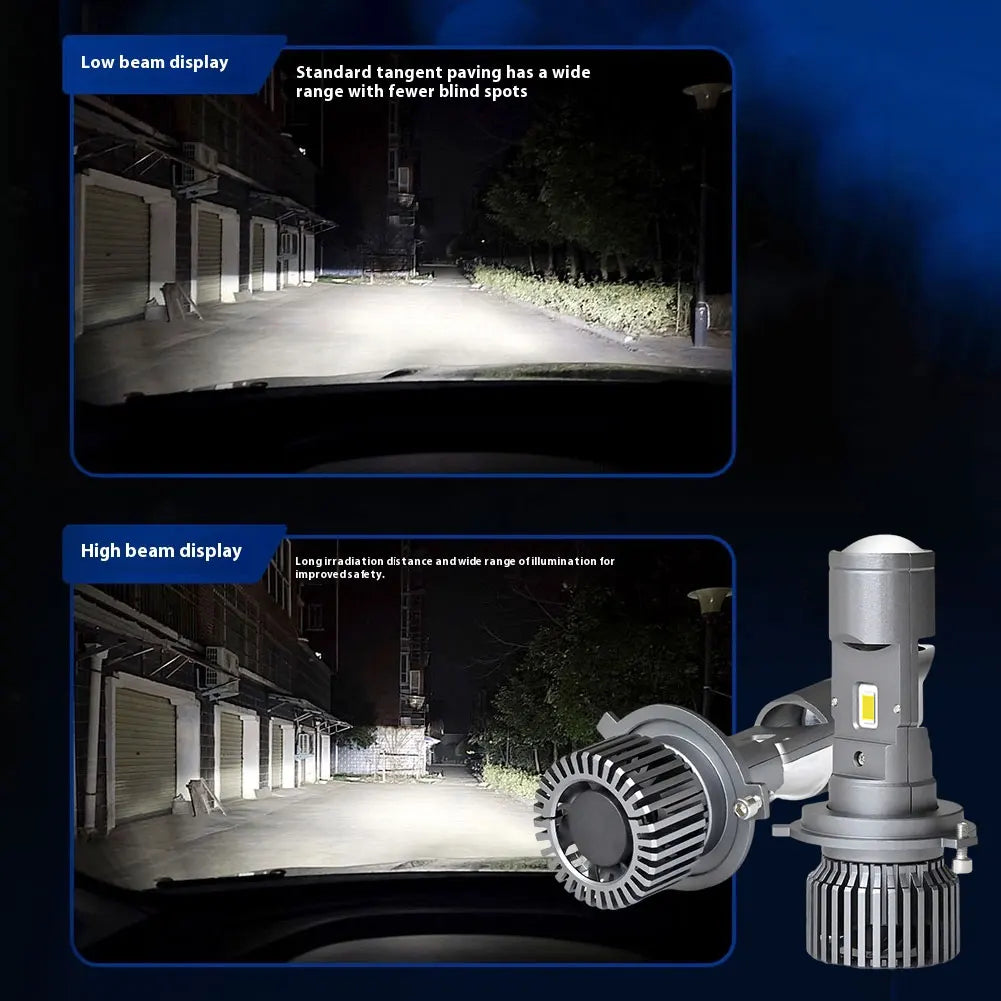 Ampoule phare LED H4 – Haute luminosité – IP67 – 50 000 h de durée de vie.