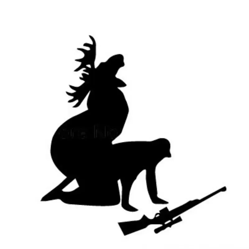 Sticker voiture humoristique chasse – Style JDM “How Ya Like My Meat Now”