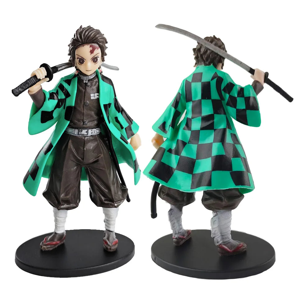 Figurine Demon Slayer – Tanjiro, Zenitsu ou Nezuko – Modèle PVC.