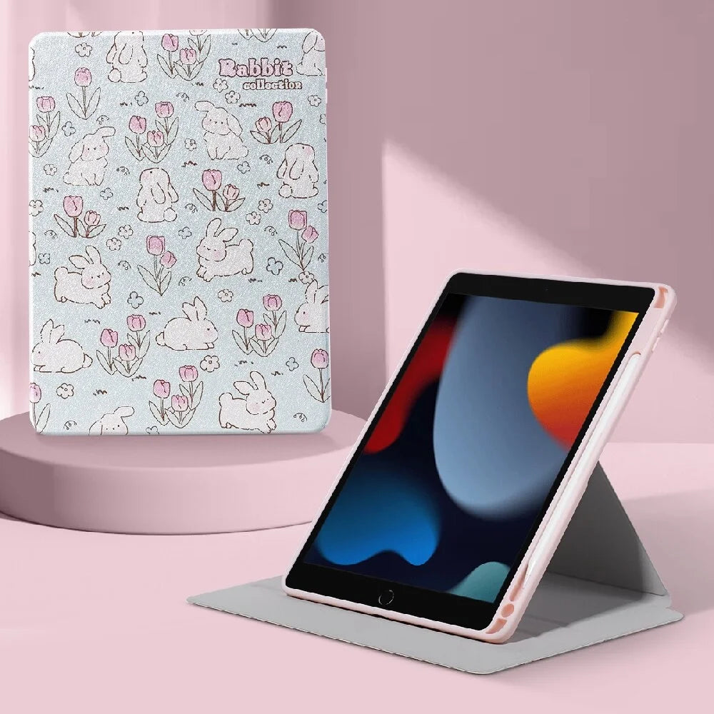 Coque iPad rotative 360° – Étui support pour iPad Air, Pro, Mini et iPad 7 à 10.