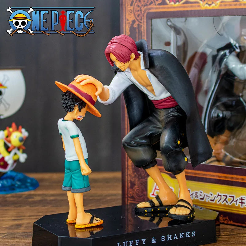 Figurine One Piece – Luffy, Shanks, Zoro, Sanji, Ace ou Sabo – 18 cm.