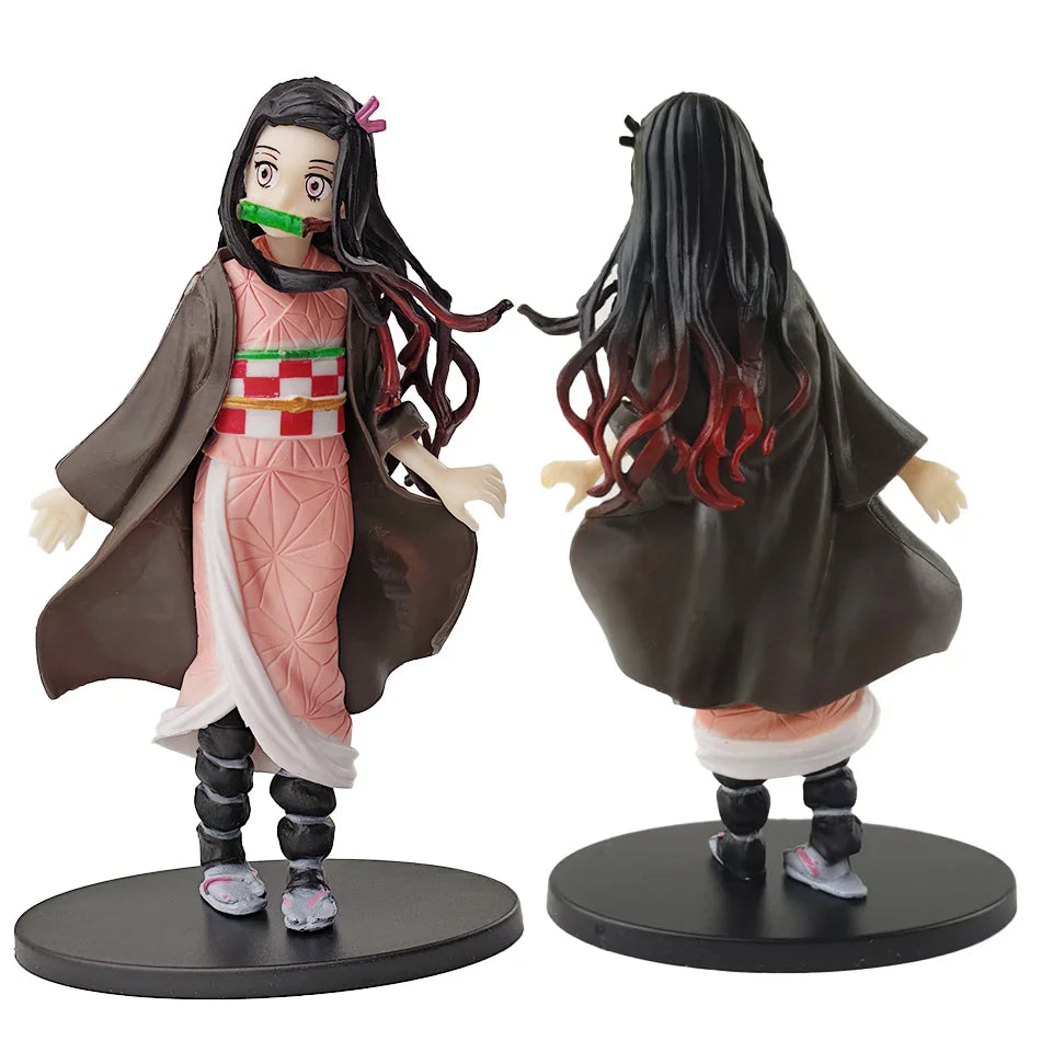 Figurine Demon Slayer – Tanjiro, Zenitsu ou Nezuko – Modèle PVC.