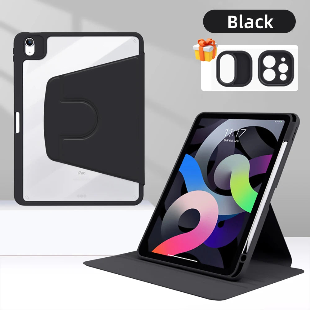 Coque iPad rotative 360° – Étui support pour iPad Air, Pro, Mini et iPad 7 à 10.
