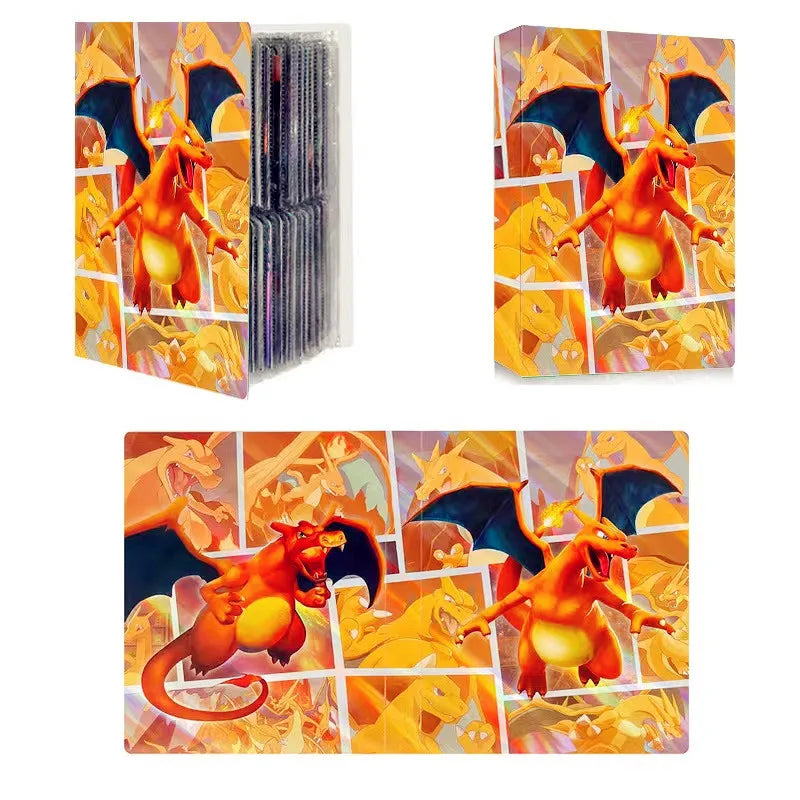 Album de cartes Pokémon Charizard – 240 cartes – Classeur de collection enfant.