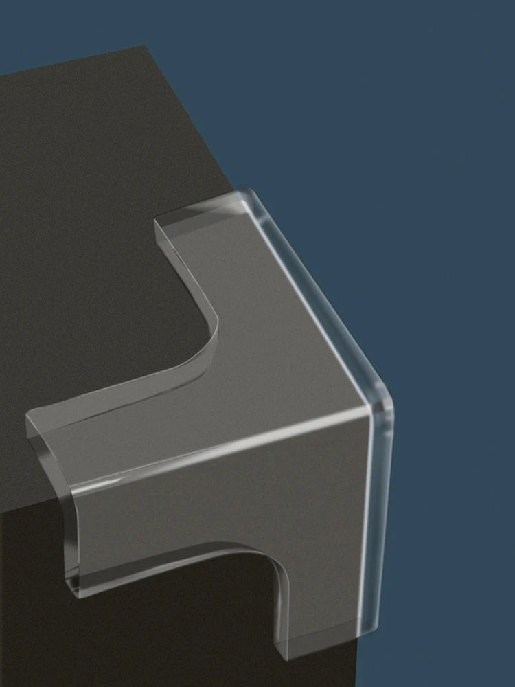 Protections d’angles en silicone pour table – Sécurité enfant, transparentes.