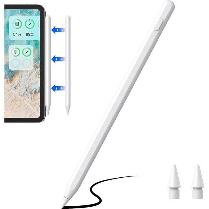 Stylet pour Apple iPad - Rechargeable - Pointe fine.