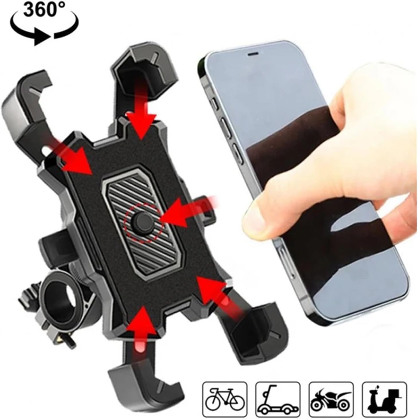 Support De Téléphone Portable Pour Vélo, Moto