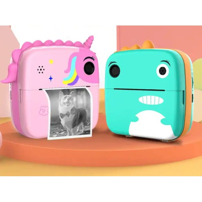 Appareil Photo pour Enfant - HD - Impression Instantanée -3 rouleaux de papier - Antichoc