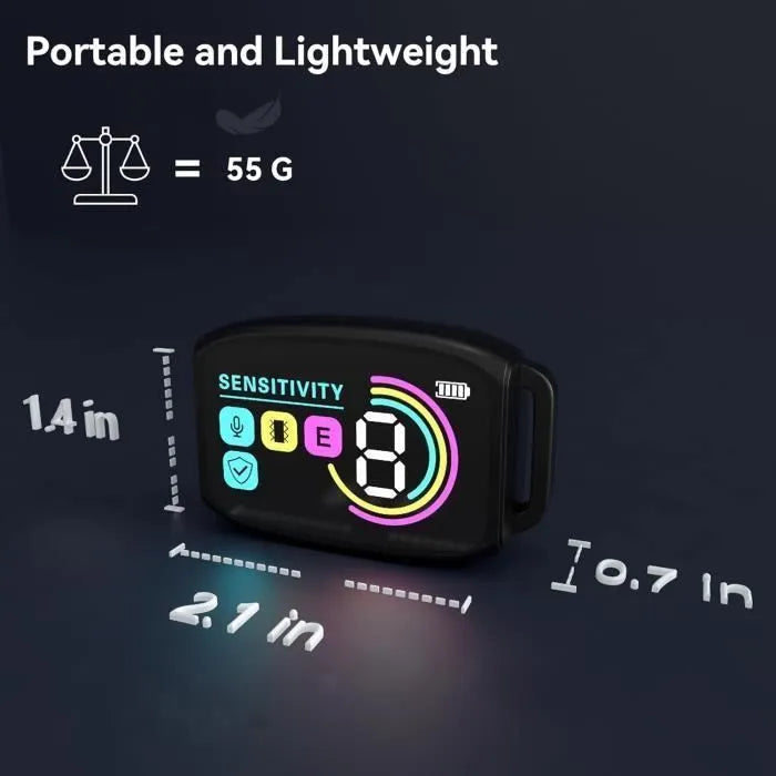 Collier d'entraînement Anti-Aboiement - Lugoshop - Étanche - Intelligent - Réglable