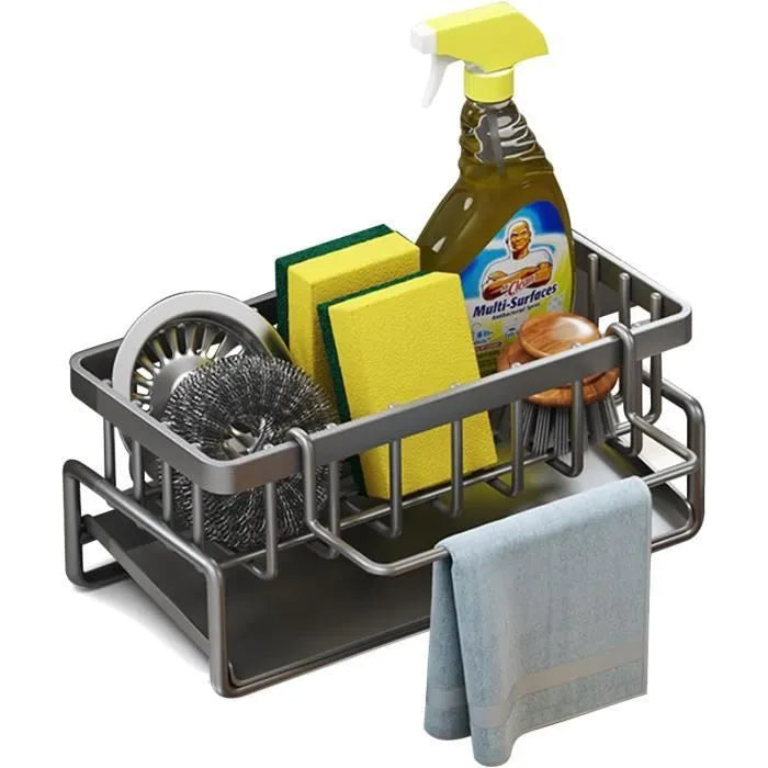 Porte Éponge - Organisateur Évier - Bac de Vidange