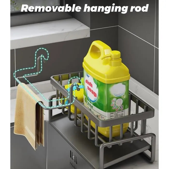 Porte Éponge - Organisateur Évier - Bac de Vidange