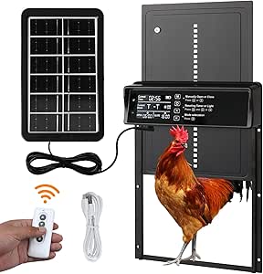 Porte Poulailler Automatique Solaire